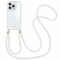 IMoshion Coque avec cordons de téléphone pour Apple iPhone 16 Pro Max - Perles