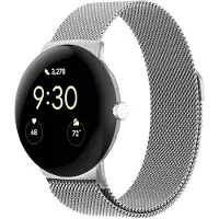 IMoshion Bracelet magnétique milanais Google Pixel Watch 3 / 4 (45 mm) - Argent