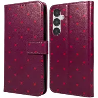 IMoshion Étui de télephone portefeuille Design pour Samsung Galaxy A16 - Crush Check Coral Dust