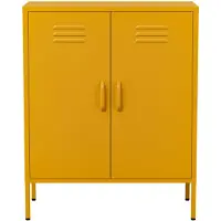 Lendo Online Buffet 80×40×100 cm Métal Jaune