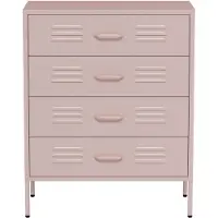 Lendo Online Commode 80x40x100 cm Métal Rose