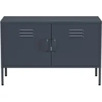 Lendo Online Meuble TV 100x40x65 cm Métal Anthracite