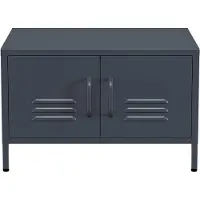 Lendo Online Table basse 68x50x44 cm Métal Anthracite