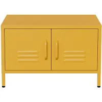 Lendo Online Table basse 68x50x44 cm Métal Jaune