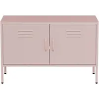 Lendo Online Meuble TV 100x40x65 cm Métal Rose
