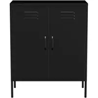 Lendo Online Buffet 80×40×100 cm Métal Noir