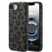 Selencia Coque Sabi imprimé panthère avec MagSafe pour Apple iPhone 17e / 16e - Midnight Black