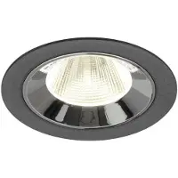 SLV Spot encastré Numinos M noir/chrome 4000K - 20 deg
