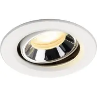 SLV Spot encastré Numinos Move XS blanc/chrome 4000K - 55 deg