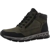 Tom Tailor Bottines à lacets olive / noir