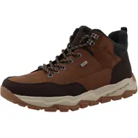 Tom Tailor Bottines à lacets cognac / brun foncé / noir chiné