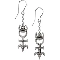Alchemy Gothic Boucles d'oreilles Gothic de - Dr. Dee's Monad - pour Unisexe - couleur argent - Taille Standard