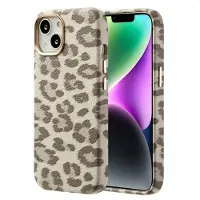 Selencia Coque Sabi imprimé panthère avec MagSafe Apple iPhone 14 - Soft Ivory