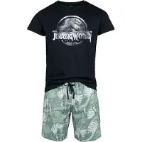 Jurassic Park Pyjama de - Jurassic World - S - 3XL - pour Homme - multicolore - Taille 3XL