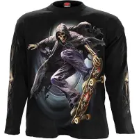 Spiral T-shirt manches longues de - Soul Boarder - Haut Manches Longues - M - XXL - pour Homme - noir - Taille L