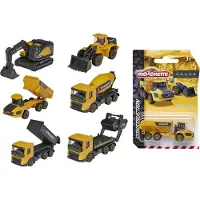 Majorette Construction Vehicles 6 Mix Designs Preis für 1 PC