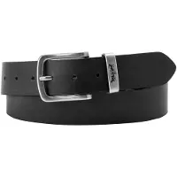 Levi's Ceinture 'Metal Two Horse Keeper Belt' noir
