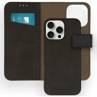 IMoshion Etui de télephone luxe 2-en-1 amovible Apple iPhone 16 Pro Max - Noir