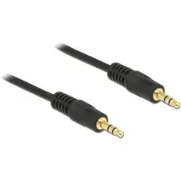 DeLOCK - Câble audio - mini-phone stereo 3.5 mm mâle pour mini-phone stereo 3.5 mm mâle - 2 m - noir