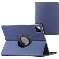 IMoshion Coque tablette rotatif à 360° Xiaomi Pad 6S Pro 12.4 - Bleu foncé