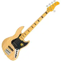 Sire Marcus Miller V7 Vintage Swamp Ash-5 FL 2nd Gen Natural Basse Fretless