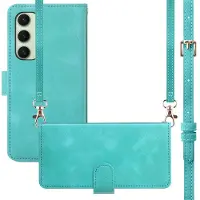 IMoshion Etui de télephone portefeuille avec cordon pour Samsung Galaxy S24 FE - Turquoise