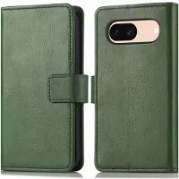 IMoshion Étui de télephone portefeuille de luxe pour Google Pixel 8a - Vert