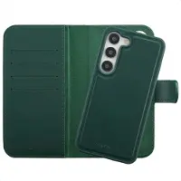 Selencia Étui portefeuille amovible Olyn avec MagSafe Samsung Galaxy S23 - Vert