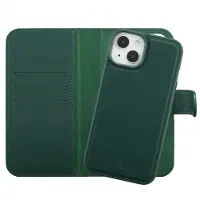 Selencia Étui portefeuille amovible Olyn avec MagSafe Apple iPhone 14 / 13 - Vert