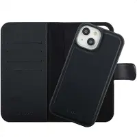 Selencia Étui portefeuille amovible Olyn avec MagSafe Apple iPhone 15 - Noir