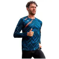 42k Running Vortex Winter Long Sleeve T-shirt Bleu S