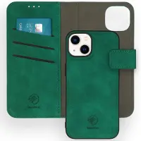 IMoshion Etui de télephone luxe 2-en-1 amovible Apple iPhone 14 - Vert foncé