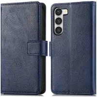 IMoshion Étui de télephone portefeuille de luxe Samsung Galaxy S23 - Bleu foncé