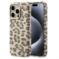 Selencia Coque Sabi imprimé panthère avec MagSafe Apple iPhone 15 Pro - Soft Ivory
