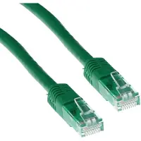 ACT 3 m Catégorie 5e Câble réseau - Deuxième connecteur : 1 x RJ-45 Réseau - Mâle - Câble patch - Contact plaqué or - Vert