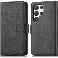 IMoshion Étui de télephone portefeuille de luxe Samsung Galaxy S23 Ultra - Noir