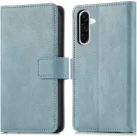 IMoshion Étui de télephone portefeuille de luxe pour Samsung Galaxy A36 - Bleu clair