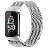 IMoshion Bracelet magnétique milanais Fitbit Charge 5 - Taille M - Argent