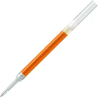 Pentel Recharge LR7 pour stylo à encre gel orange, paquet de 12 pièces