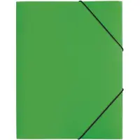 Pagna Gummizugmappe 21613-05 Din A4 Pp 3klappen Grün -