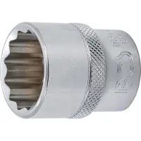 Bgs Douille 12 pans carr? 12.5 mm 1/2" taille 23 mm