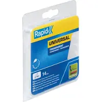 Rapid 163912 Bâtons de colle Transparente Universelle 12 mm