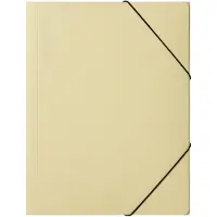 Pagna Eckspannermappe "Pastell eco", DIN A4, PP, pastellgelb für Dokumente im Format A4, aus langlebigem