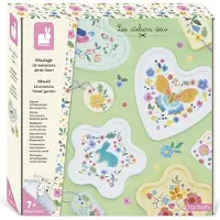 Janod Mould 16 Creations Flower Garden Multicolore