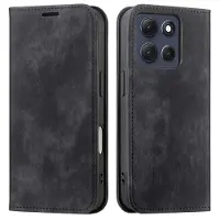 IMoshion Étui de téléphone portefeuille Slim pour Motorola Moto G86 Power - Noir