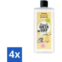 Marcels Green Soap Marcel's Green Soap - Shampooing Every Day - Vanille & Fleur de Cerisier - Fortifie et nourrit - 300 ml - Pack avantage - 4 pièces