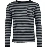 Beetlejuice T-shirt manches longues de - It's Show Time! - S - XXL - pour Homme - gris/noir - Taille S