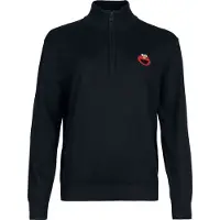 Sesame Street Pull tricoté de - Elmo - S - 3XL - pour Homme - noir - Taille XXL