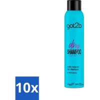 Schwarzkopf Got2B - Shampooing sec - Volume frais & fabuleux - 200 ml - Pack avantage - 10 pièces