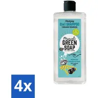 Marcels Green Soap Marcel's Green Soap - Shampooing & Après-Shampooing 2-en-1 - Mimosa & Cassis - Soin en un - 300 ml - Pack avantage - 4 pièces